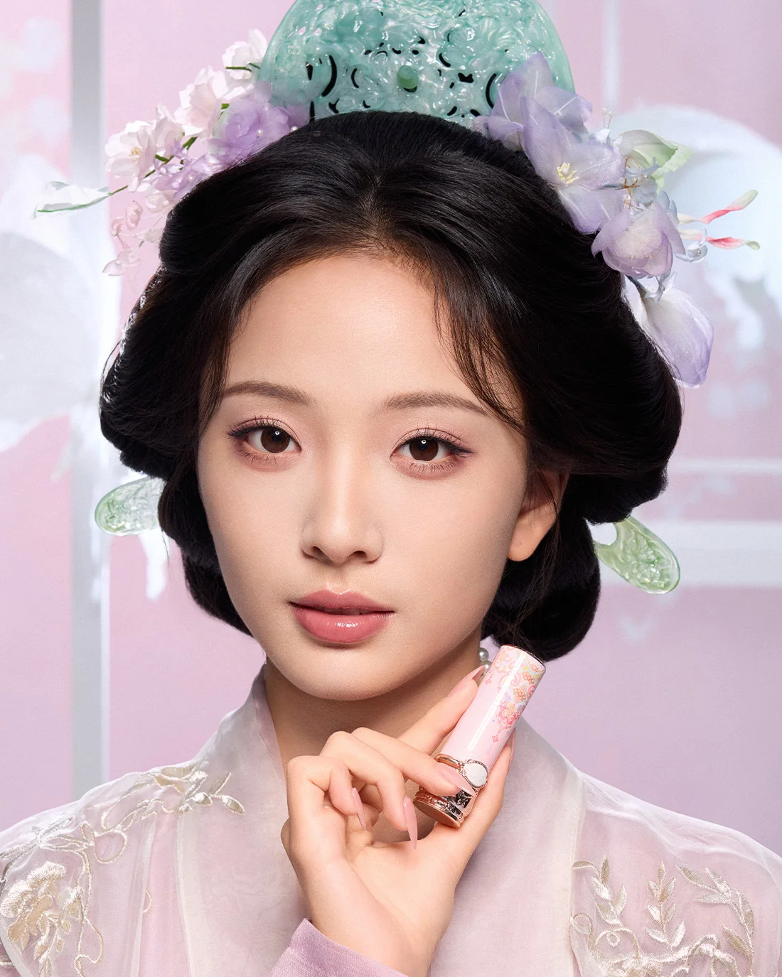 Butterfly Cloud Collar Glossy Lipstick - Image 57