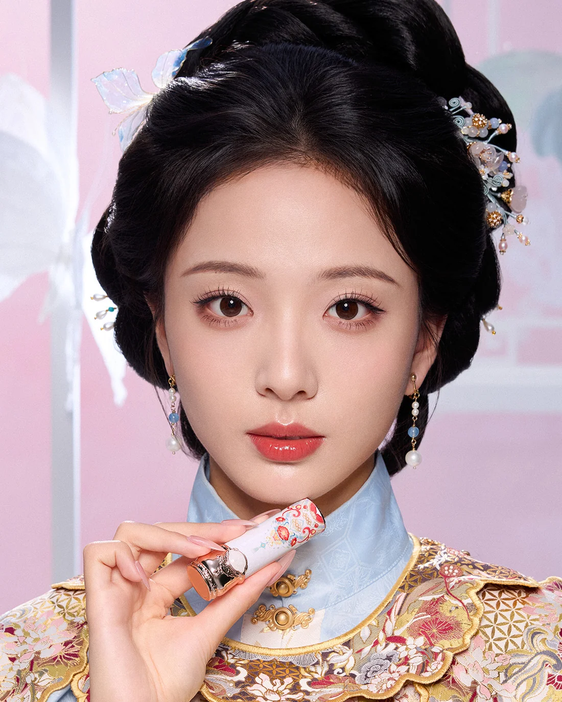 Butterfly Cloud Collar Glossy Lipstick - Image 77