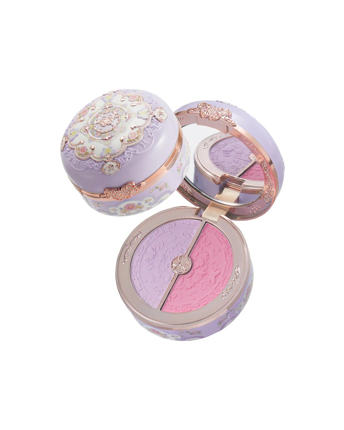 Butterfly Cloud Collar Rouge Box Highlighting & Blush Duo Powder - Image 32