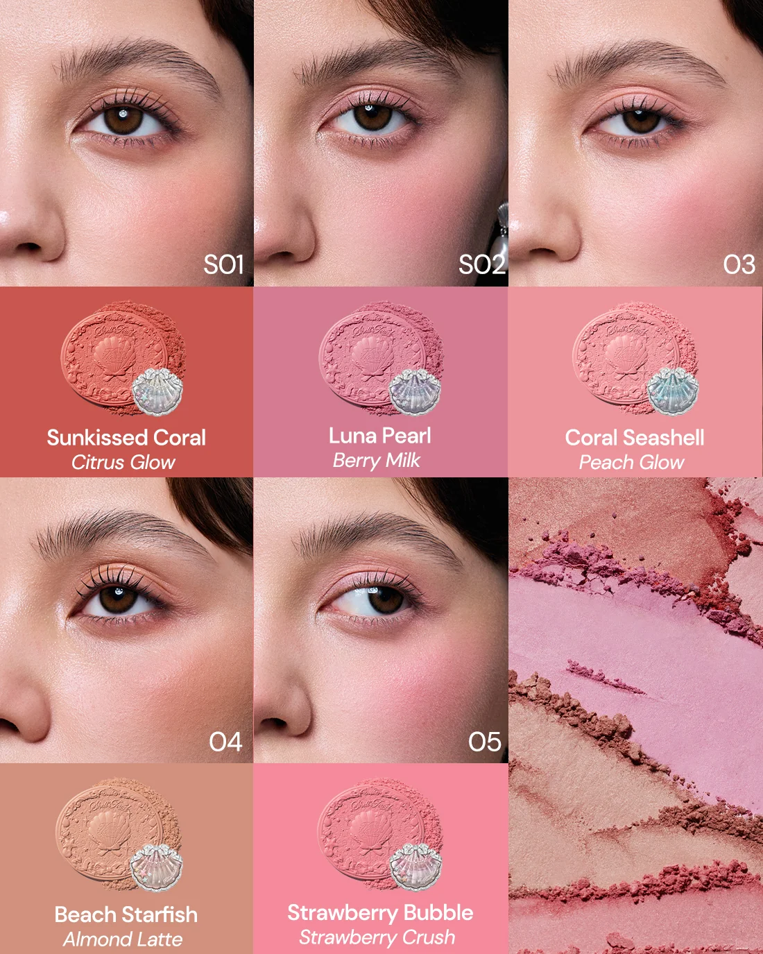 Shell's Jewel Silk Satin Blush - Image 20