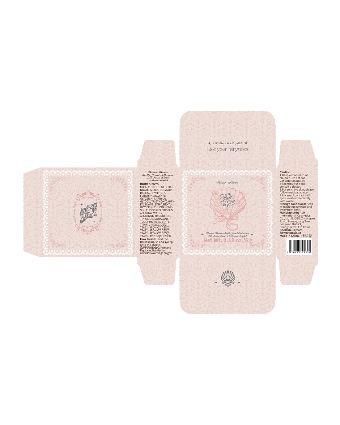 Shell's Jewel Silk Satin Blush - Image 23