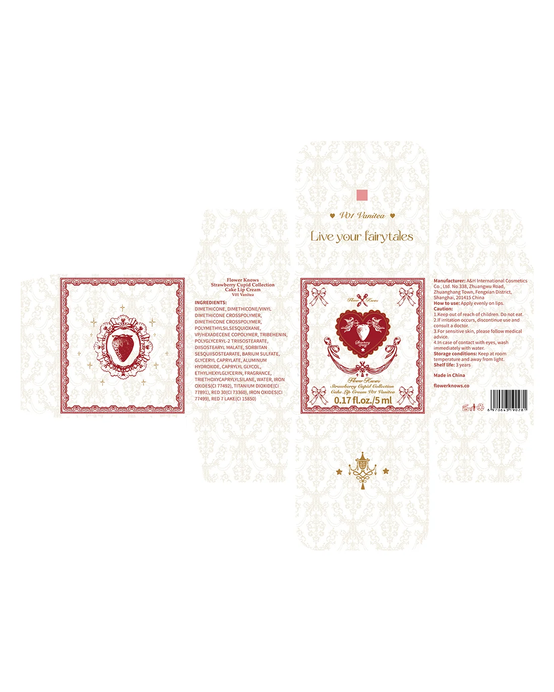 Strawberry Cupid Cake Lip Cream - Image 7