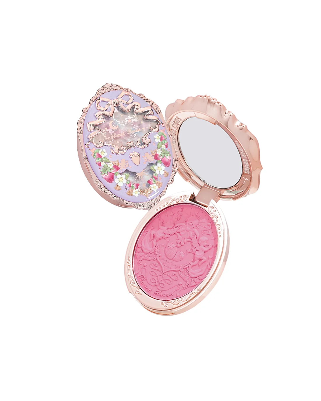 Violet Strawberry Rococo Embossed Blush - Image 7